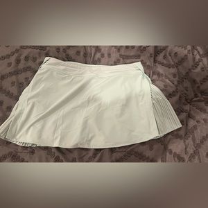 Lululemon peek pleat high rise tennis skirt - mint 12